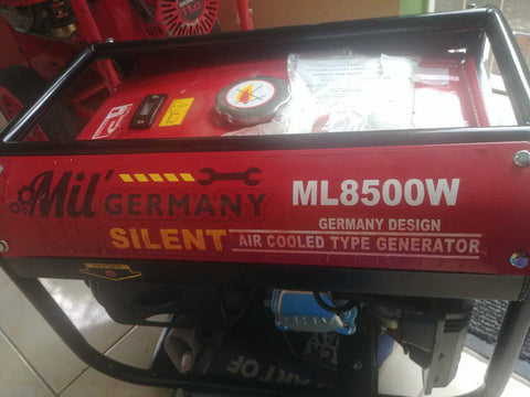 New Mil Germany ML 8500W Air Cooled Generator.